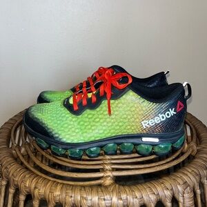 Reebok JetFuse Boys Lime Green and Black Sneakers